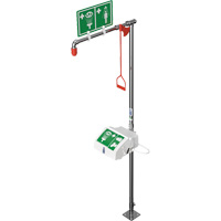 Combination Shower with Closed ABS Bowl & Bottom Inlet, Pedestal WestPier