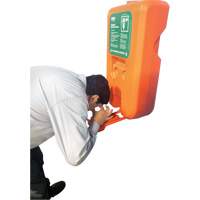 Portable Self-Contained Eyewash Station, Gravity-Fed, 10 gal. Capacity, Meets ANSI Z358.1 WestPier