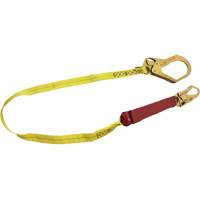External Energy Absorber Lanyard with 2-1/4" Hook, 6', Snap Hook Center, Snap Hook Leg Ends, Polyester WestPier