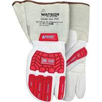 Van Goat 1-Finger Cut-Resistant Mitts, Size Medium, Goatskin Shell, ASTM ANSI Level A7 WestPier