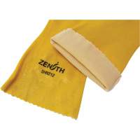 Rough-Finish Chemical-Resistant Gloves, Size 9, 14" L, PVC, Interlock Inner Lining, 47-mil WestPier