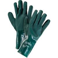 Gants verts &agrave; double enduit, 12" lo, PVC, Doublure en Jersey de coton, 70 mils WestPier