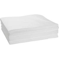 Feuilles absorbantes li&eacute;es, Huile seulement, 15" x 19", 10 gal. d'absorption WestPier