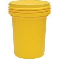 Lab Pack Plastic Barrel Drum with Screw-On Lid, 30 US gal., Mobile/Stationary WestPier