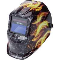 VIKING 1740 Ignition Auto-Darkening Welding Helmet, 3.78" L x 1.67" W View Area, 9 - 13 Shade Range WestPier