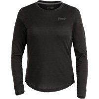 FREEFLEX Long-Sleeve Hybrid T-Shirt, Women's, X-Small, Black WestPier