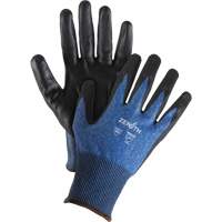 Gants l&eacute;gers et haute dext&eacute;rit&eacute; r&eacute;sistants &agrave; la coupe, Taille 11, Calibre 18, Rev&ecirc;tement Mousse de nitrile, Enveloppe en Acier inoxydable/PEHP/Tungst&egrave;ne, ASTM ANSI niveau A9 WestPier
