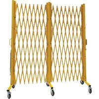 Expandable Barrier, 84" H x 20' L, Yellow WestPier