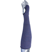 Kut Gard&reg; ECO Series 2-Ply ASP Sleeve with Thumb Hole, Aramid, 14", ASTM ANSI Level A3, Purple WestPier