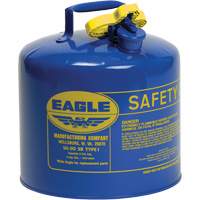 Safety Can for Kerosene, Type I, Galvanized Steel, 5 US gal., Blue, FM Approved/UL/ULC Listed WestPier