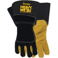 Black Velvet Winter Heavy Metal Welding Gloves, Size Small, Split Elkhide Shell, ASTM ANSI Level A5 WestPier