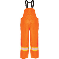R805 Hurricane Bib Pants, Small, High Visibility Orange WestPier