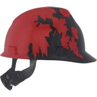 Casque sp&eacute;cialis&eacute; V-Gard, Suspension Rochet, Noir/Rouge WestPier
