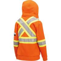 Heavyweight Safety Hoodie, Women's, X-Small, High Visibility Orange WestPier