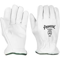 Gants pour conducteurs r&eacute;sistant aux coupures, Petit, Paume en Cuir fleur de ch&egrave;vre WestPier