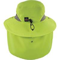 Chill-Its 8934 Ranger Hat with Neck Shade, Small/Medium, Hi-Vis Lime WestPier