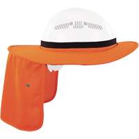 Chill-Its 6661 Universal Hard Hat Brim with Neck Shade, Hi-Vis Orange WestPier