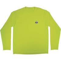 Chemise de refroidissement &agrave; manches longues avec protection solaire et UV Chill-Its 6689, Jaune lime haute visibilit&eacute;, Petit WestPier