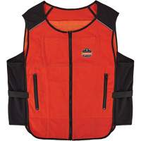 Chill-Its 6260 Lightweight Phase Change Cooling Vest with Rechargeable Packs, Small/Medium, Orange WestPier