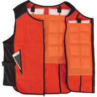 Chill-Its 6260 Lightweight Phase Change Cooling Vest with Rechargeable Packs, Small/Medium, Orange WestPier