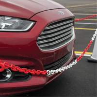 Chaîne de barri&egrave;re en plastique &agrave; deux couleurs, Vert/Blanc WestPier