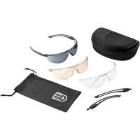 Gunfire 2.0 Ballistic Protection Safety Glasses Kit, Clear/Smoke/Copper Lens, Anti-Fog/Anti-Scratch, ANSI Z87+ WestPier