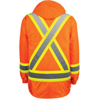 High-Visibility 7-in-1 Jacket, Polyester, High Visibility Orange, X-Small WestPier