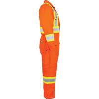High-Visibility Lined Canvas Overalls, Small, High Visibility Orange WestPier
