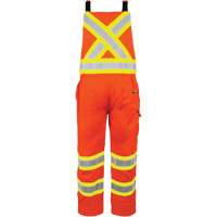 High-Visibility Unlined Overalls, X-Small, High Visibility Orange WestPier