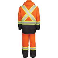 High-Visibility 150-Deniers Rain Suit, Polyester, Small, High Visibility Orange WestPier
