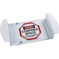 "Danger Confined Space Permit Required For Entry" Manhole Sign, 21" x 30", Polystyrene, English WestPier
