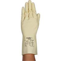 Gants naturels et l&eacute;gers AlphaTec 87-137, Taille 7, 11,8" lo, Latex de caoutchouc, 16 mils WestPier