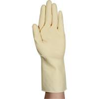 Gants naturels et l&eacute;gers AlphaTec 87-137, Taille 7, 11,8" lo, Latex de caoutchouc, 16 mils WestPier
