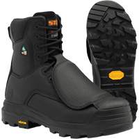 Bottes de travail Vulcan avec protecteur m&eacute;tatarsien &agrave; l'ext&eacute;rieur, Cuir, Taille 5, Imperm&eacute;able WestPier