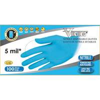 34600 Disposable Gloves, Small, Nitrile, 5-mil, Powder-Free, Blue WestPier