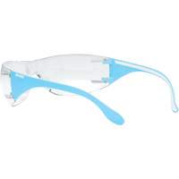 Lunettes de s&eacute;curit&eacute; bleu/blanc Adapt Lite, Lentille Transparent, Antibu&eacute;e/Anti-&eacute;gratignures, ANSI Z87+/R&eacute;pond ou surpasse la norme CSA Z94.3 WestPier