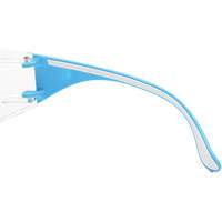 Lunettes de s&eacute;curit&eacute; bleu/blanc Adapt Lite, Lentille Transparent, Antibu&eacute;e/Anti-&eacute;gratignures, ANSI Z87+/R&eacute;pond ou surpasse la norme CSA Z94.3 WestPier