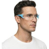 Lunettes de s&eacute;curit&eacute; bleu/blanc Adapt Lite, Lentille Transparent, Antibu&eacute;e/Anti-&eacute;gratignures, ANSI Z87+/R&eacute;pond ou surpasse la norme CSA Z94.3 WestPier