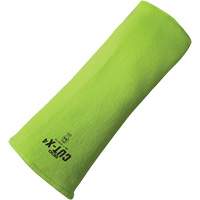 Cut-X&reg; Cut-Resistant Sleeve, Fibreglass/Polyethylene, 10", ASTM ANSI Level A4, High Visibility Lime WestPier