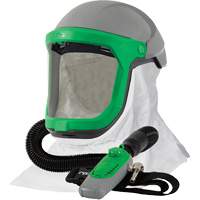 Z-Link Respirator with Tychem 4000 Shoulder Cape & C40, Facepiece Respirator/Welding Helmet WestPier