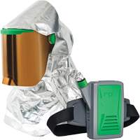 Z-Link Radiant Heat Respirator with Belt Mount & Blower, Facepiece Respirator/Headcover & Faceshield, Lithium-Ion Battery WestPier