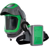Z-Link Respirator Helmet with Face Seal, Visor & Belt Mount, Facepiece Respirator/Welding Helmet, Lithium-Ion Battery WestPier