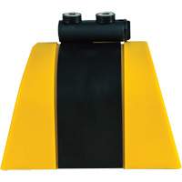 HAZLOK Safety Barrier System, Plastic, Magnetic Mount, 30', Black and Yellow Tape WestPier