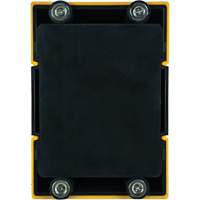 HAZLOK Safety Barrier System, Plastic, Magnetic Mount, 30', Black and Yellow Tape WestPier