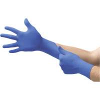 MICROFLEX N21 Disposable Gloves, 6.5/7/Small, Nitrile, 4.7-mil/5.5-mil, Powder-Free, Cobalt, Class 2 WestPier