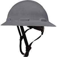 LIDGUARD&reg; Full Brim Hardhat with Chinstrap, Meets CSA Type 1, Ratchet Suspension, Vented WestPier