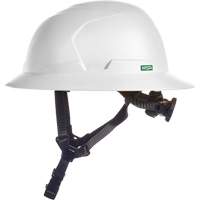 V-Gard H2&reg; Full Brim Safety Helmet, Ratchet Suspension, Non-Vented WestPier
