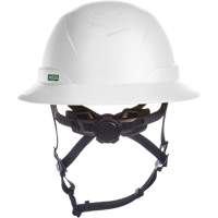 V-Gard H2&reg; Full Brim Safety Helmet, Ratchet Suspension, Non-Vented WestPier