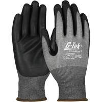 Gants r&eacute;sistant &agrave; la coupe G-Tek avec capacit&eacute; pour &eacute;cran tactile, Taille Moyen, Calibre 18, Rev&ecirc;tement Mousse de nitrile, Enveloppe en PolyKor, ASTM ANSI niveau A4/EN 388 niveau D WestPier