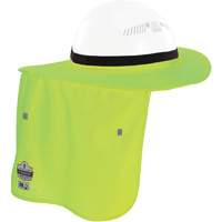 Bordure FR vert lime pour casque de chantier avec cache-cou WestPier